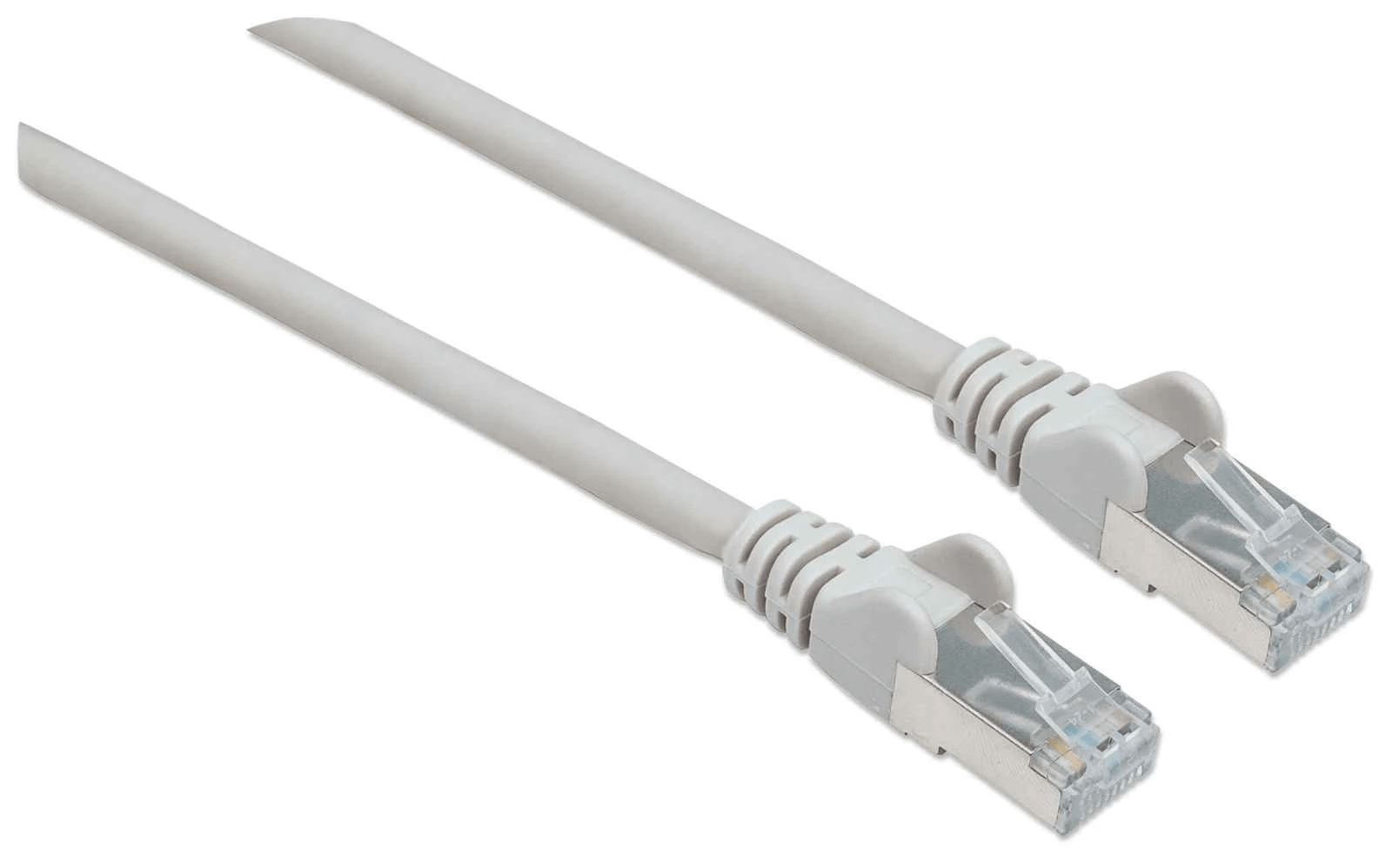 INTELLINET Patchkabel Cat6a-Stecker/Cat7-Rohkabel 10m grau Cat7 Kabel