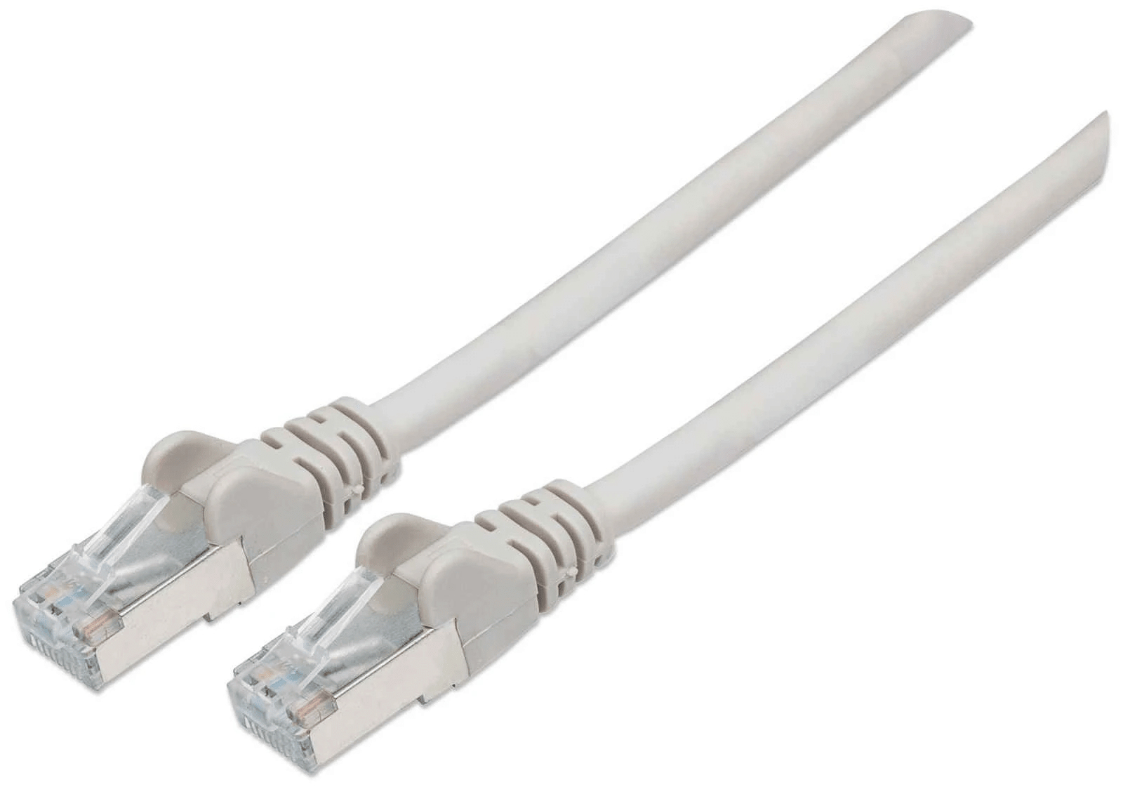 INTELLINET Patchkabel Cat6a-Stecker/Cat7-Rohkabel 0,5m grau Cat7 Kabel