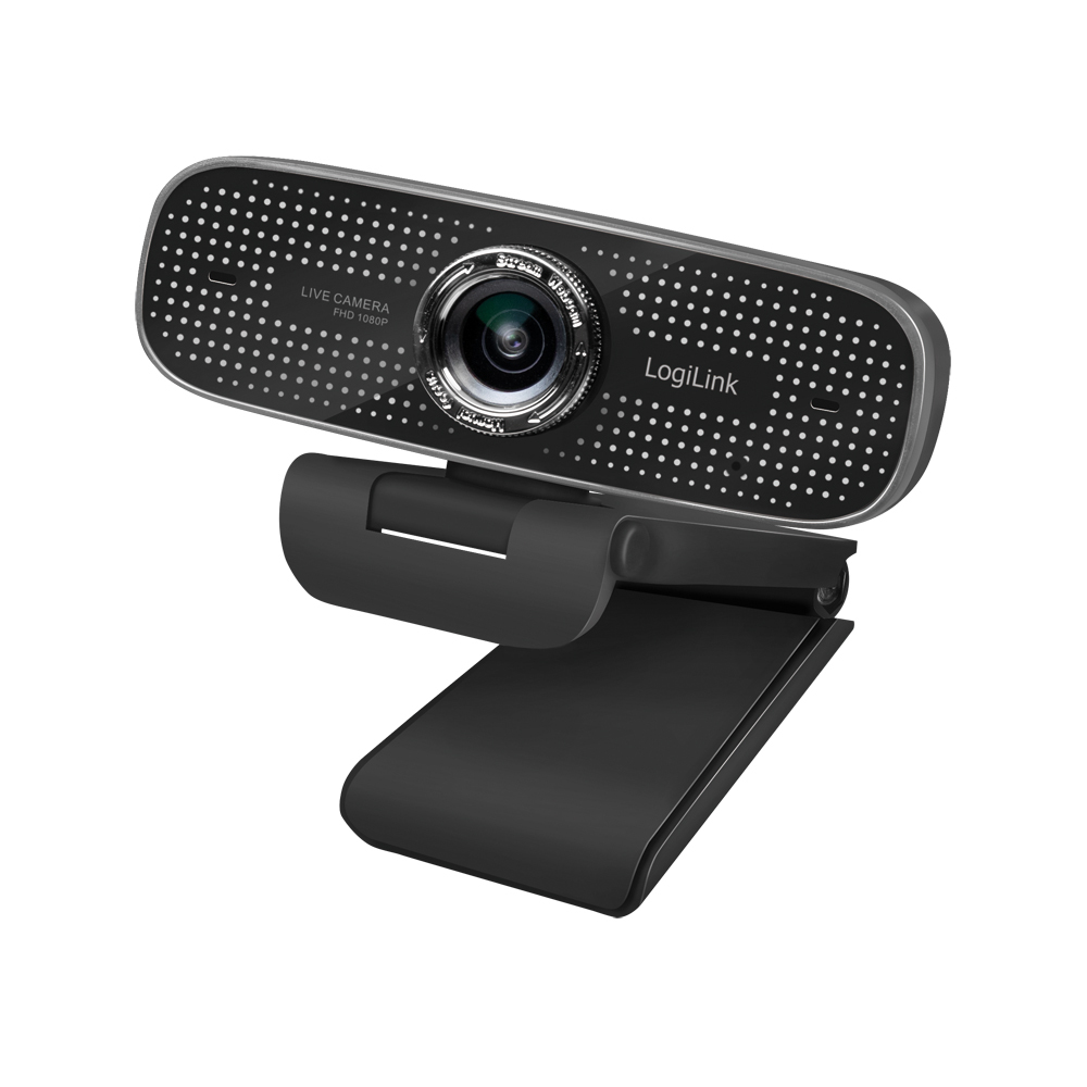 Logilink Webcam 1080p FHD Webcam + Dual-Mikro 100° schwarz Logilink Webcam 1080p FHD Webcam + Dual-Mikro 100° schwarz