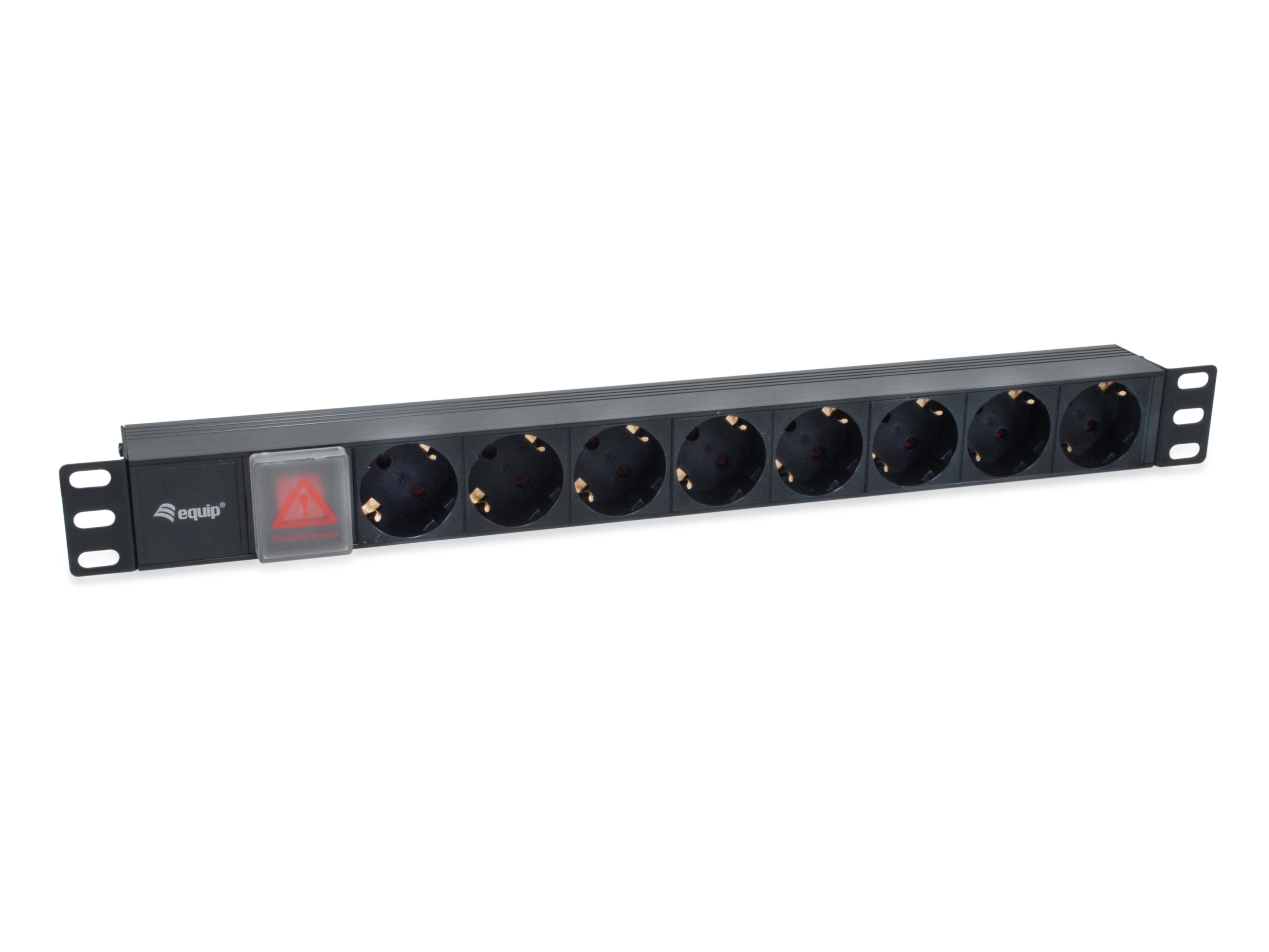 Equip 19" Steckdosenleiste 8xSchuko+Switch->St.IEC320-C14 Equip 19" Steckdosenleiste 8xSchuko+Switch->St.IEC320-C14
