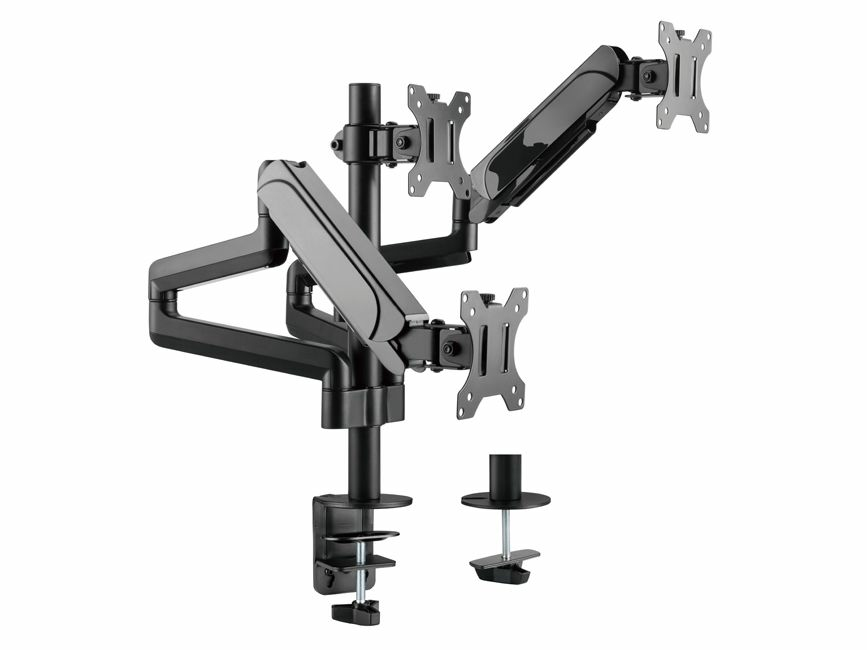 Equip Tischhalterung 17"-27"/&shy;3TFT 360° Gasfeder 7Kg schwarz lite