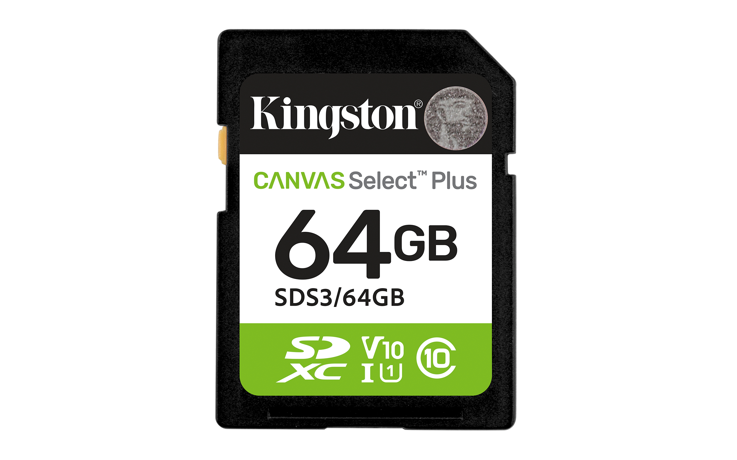 SD Card 64GB Kingston SDXC Canvas Plus Gen3 C10 retail