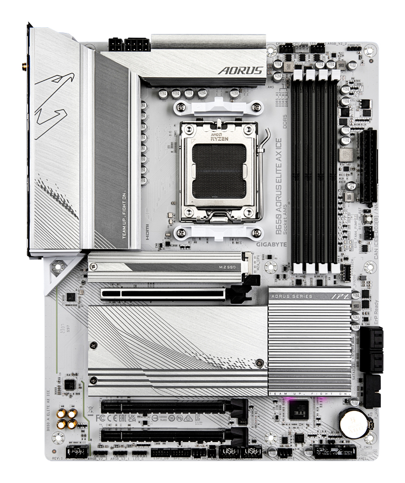 Gigabyte B650 A ELITE AX ICE (B650,AM5,ATX,DDR5) Mainboards AMD
