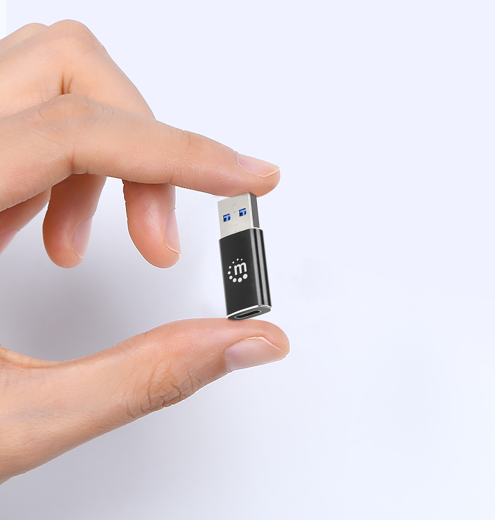 MANHATTAN USB-A auf USB-C Adapter USB 3.2 Gen 2 10Gbps Adapter
