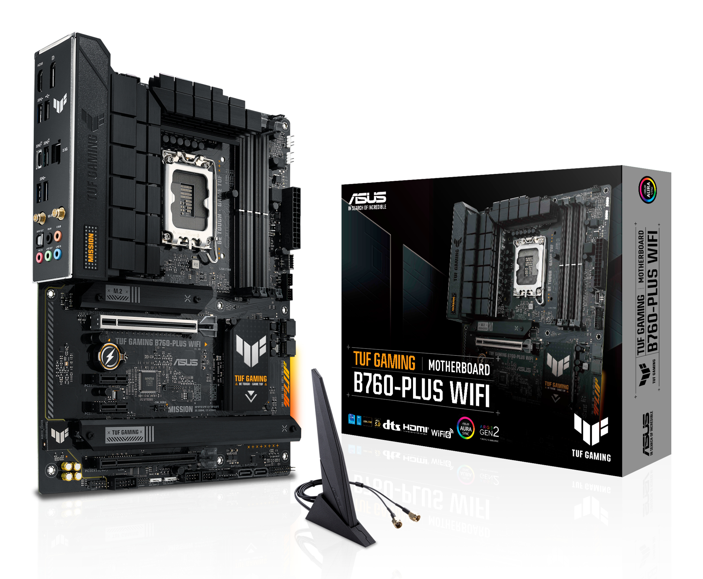 ASUS TUF GAMING B760-PLUS WIFI (INTEL,1700,DDR5,ATX)