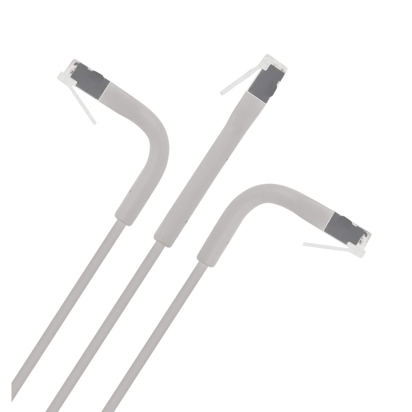 INTELLINET Patchkabel Flexi Cat6a F/FTP 0.5m 10G Kupfer grau Patchkabel RJ45