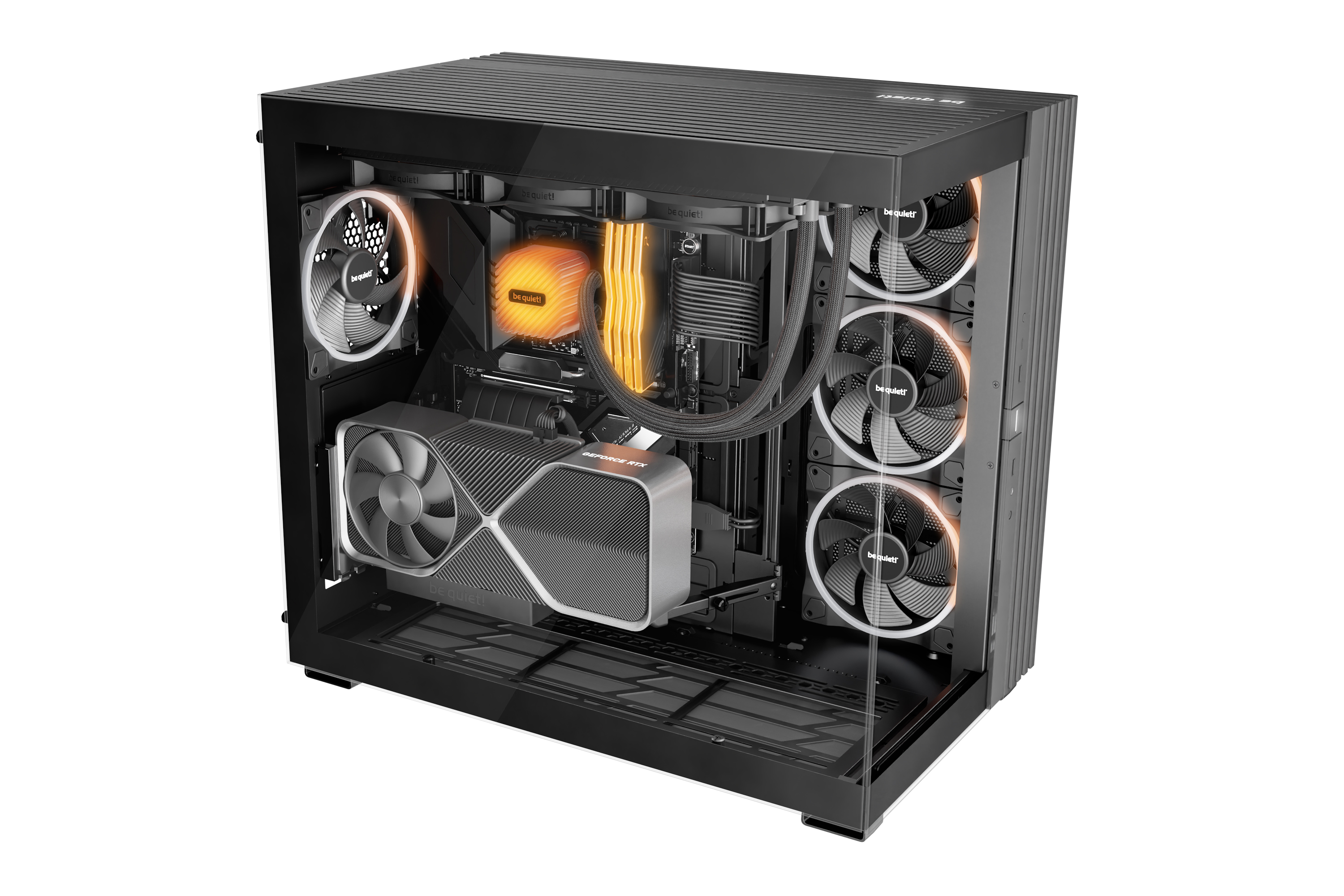 be quiet! Lüfter 140*140*25 Light Wings PWM Reverse Black