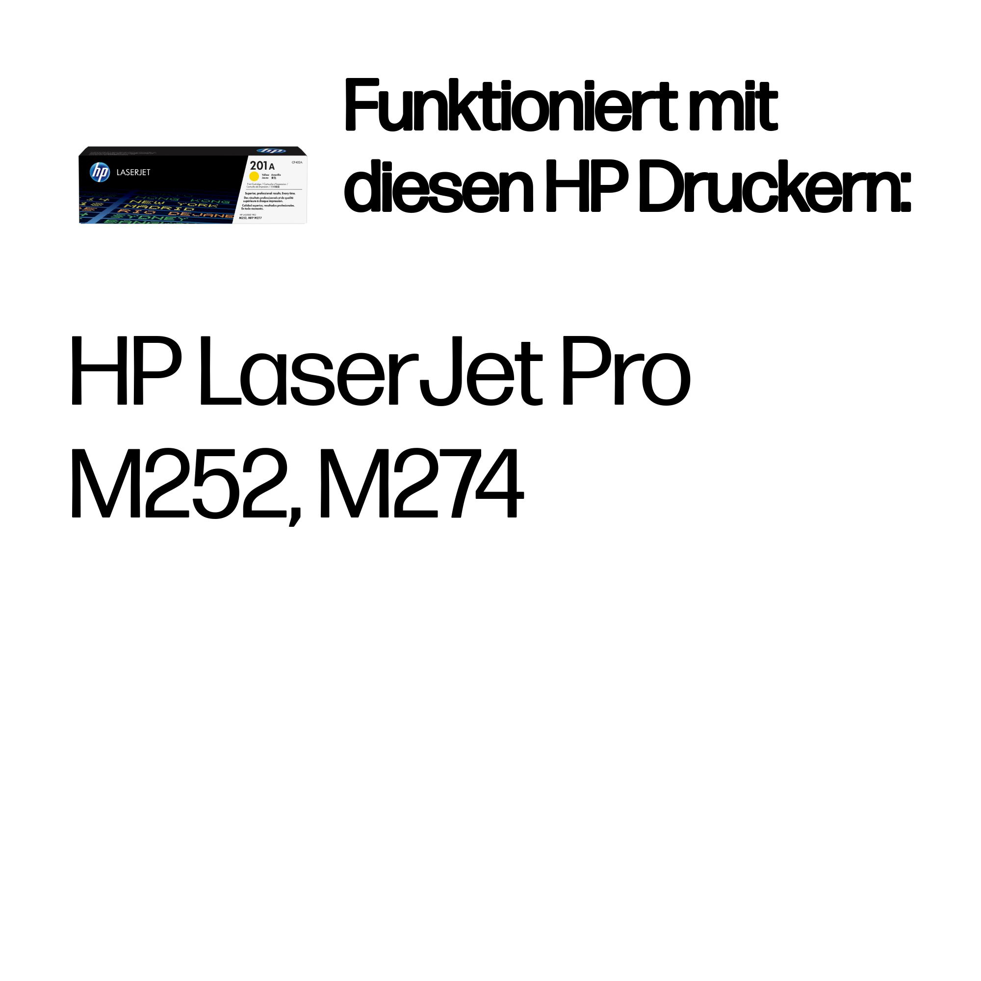 HP 201A      Gelb        LaserJet    Tonerpatrone