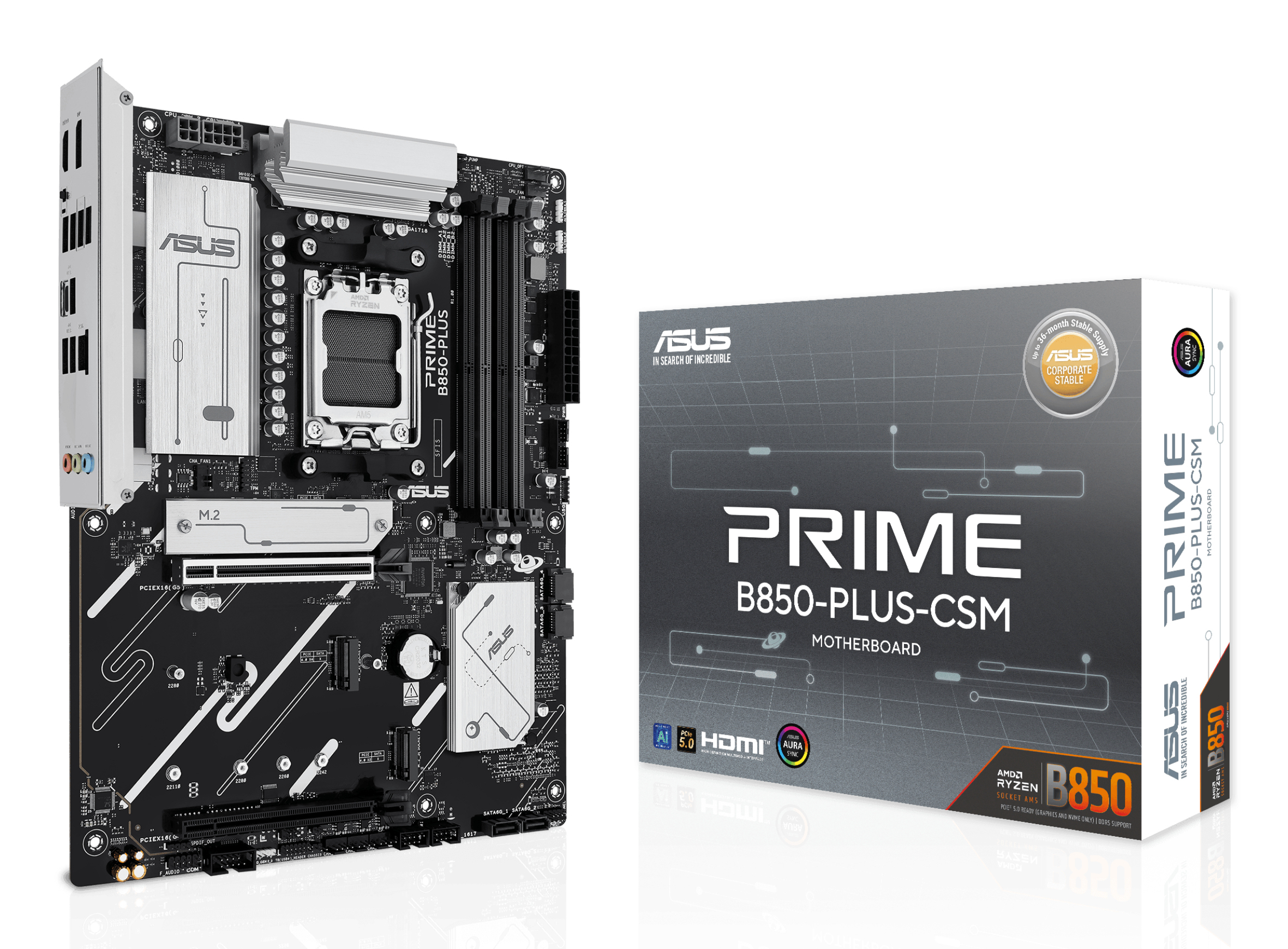 ASUS PRIME B850-PLUS-CSM (AMD,AM5,DDR5,ATX) ASUS PRIME B850-PLUS-CSM (AMD,AM5,DDR5,ATX)