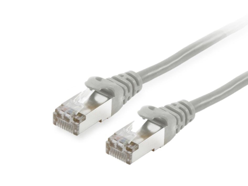 Equip Patchkabel Cat6 S/FTP 2xRJ45 30.00m grau LSZH Polybeutel