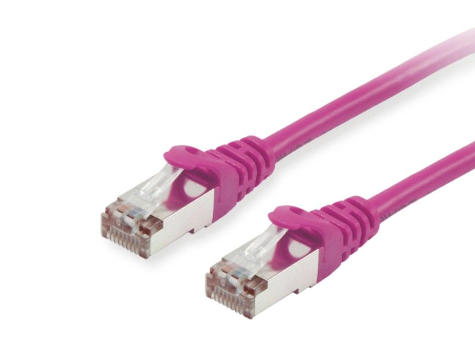Equip Patchkabel Cat6 S/FTP 2xRJ45 50.00m lila LSZH Polybeutel