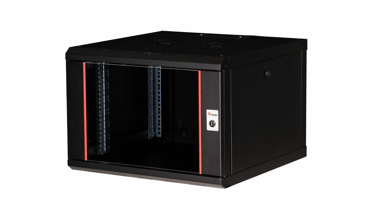 Equip 19" Netzwerkschrank Glastür PM 600x600mm 7HE schwarz