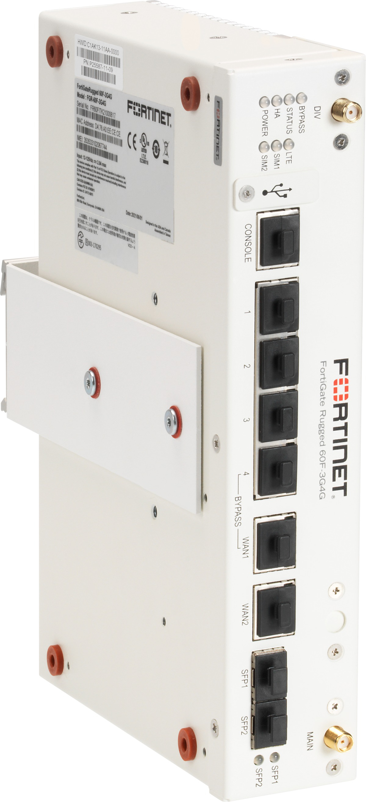 Rackmount.IT DIN-mount L-shaped FGR-60F