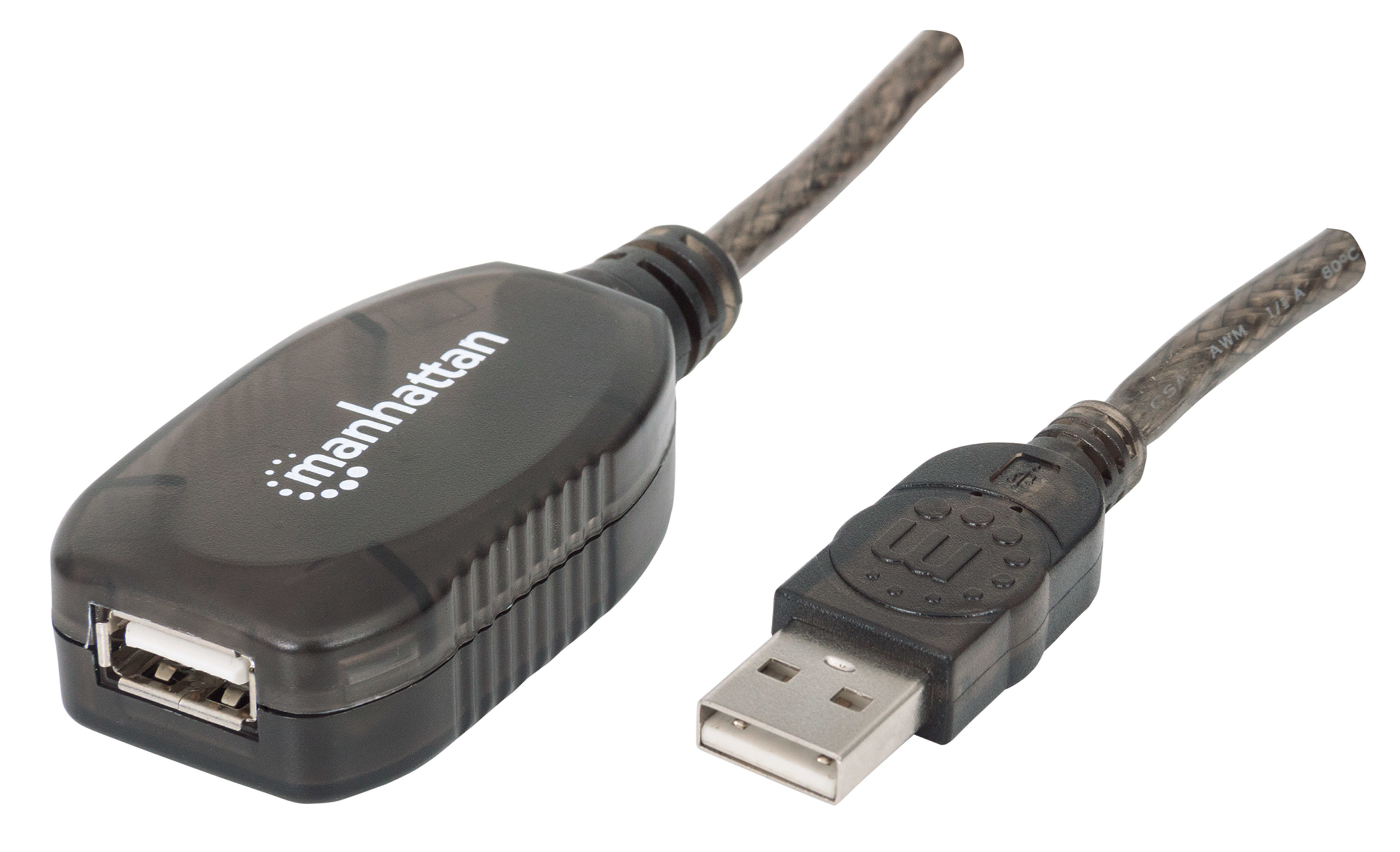MANHATTAN USB-Repeater Kabel USB 2.0 A -> A St/&shy;Bu 20.00m si reta