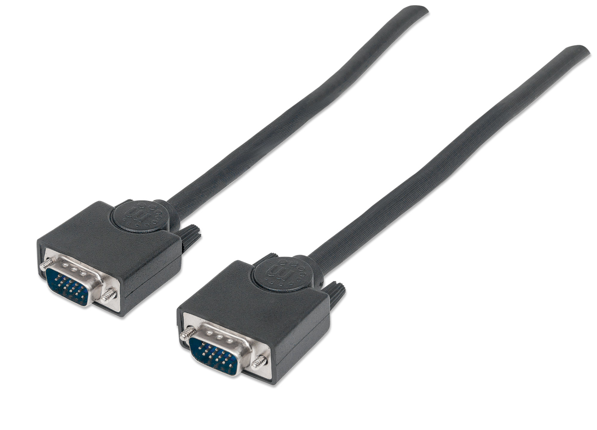 MANHATTAN SVGA Kabel HD15 St/St  1.8m               schwarz