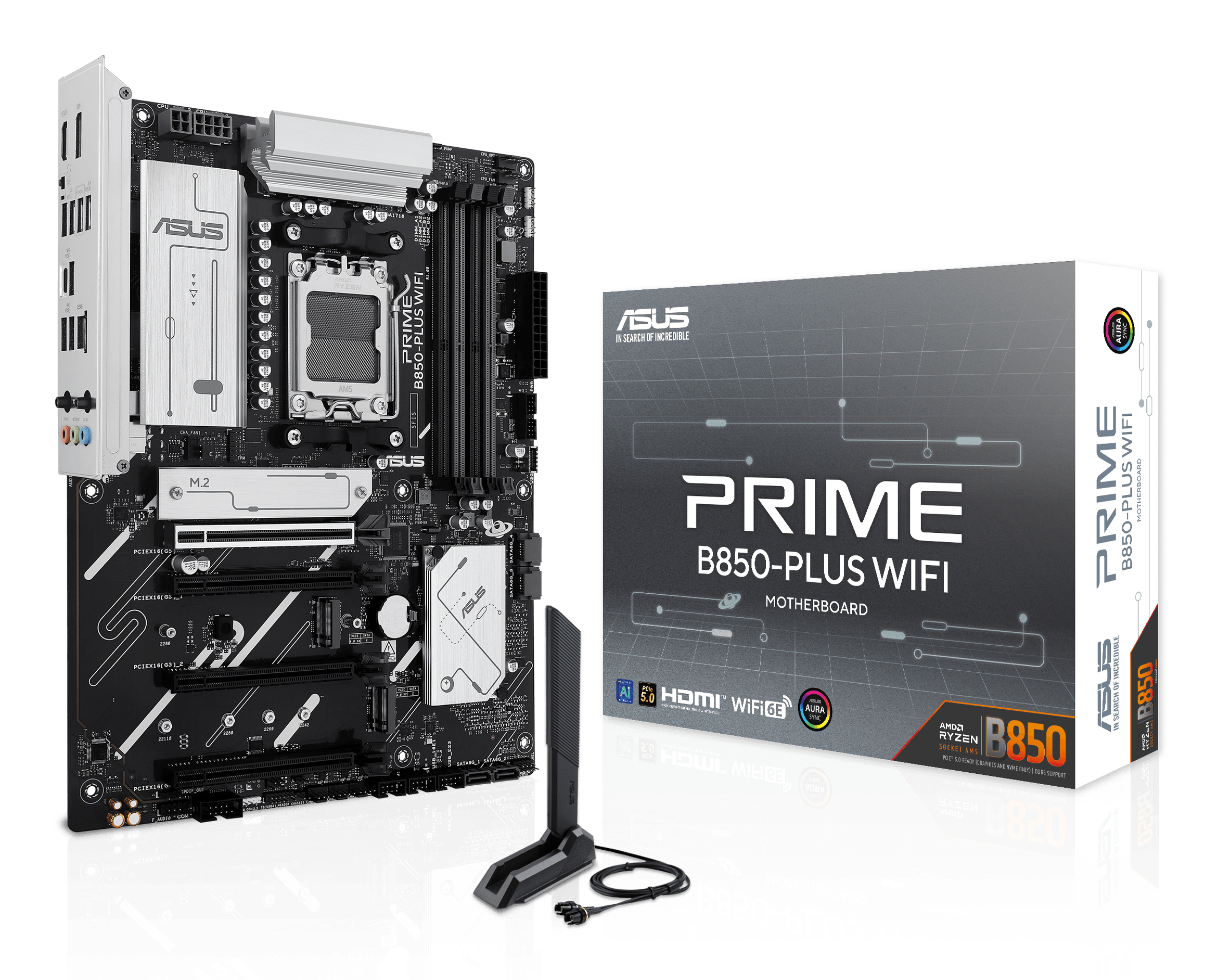 ASUS PRIME B850-PLUS WIFI (AMD,AM5,DDR5,ATX)
