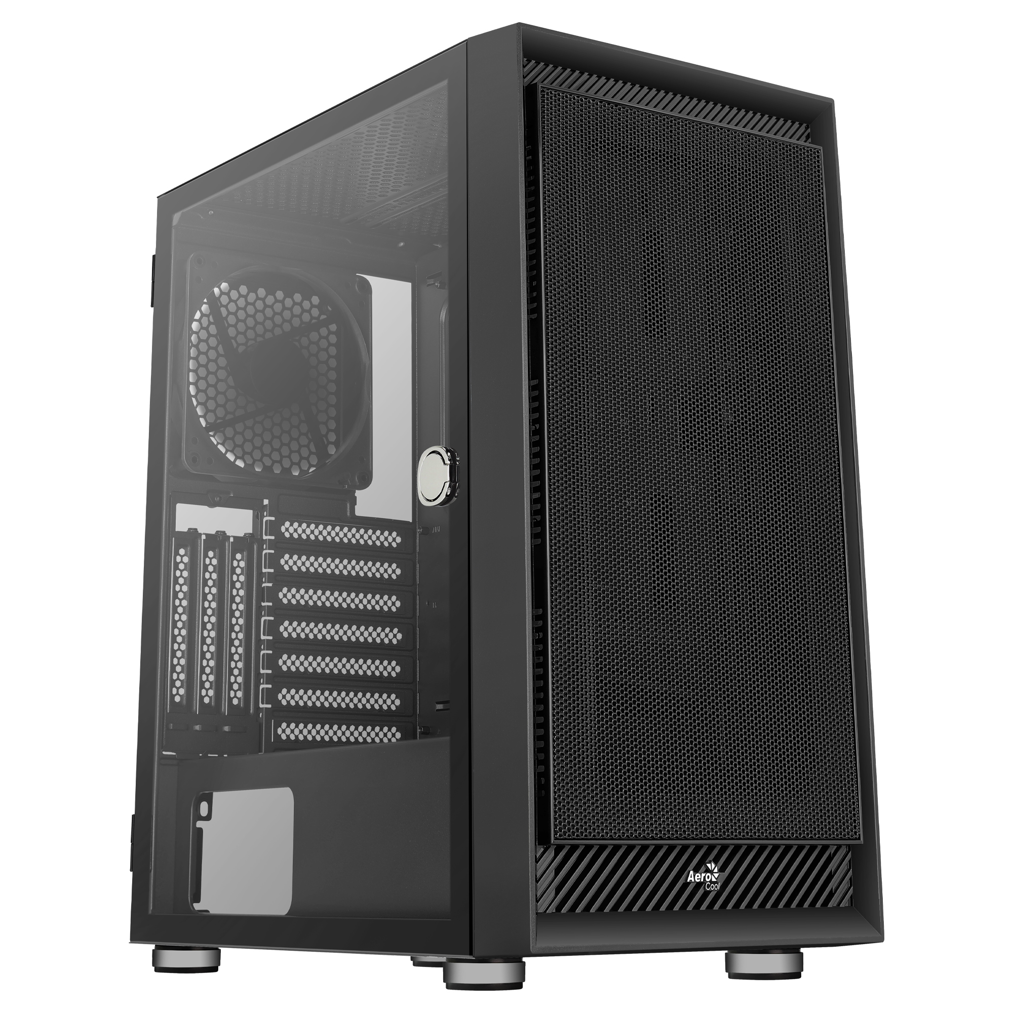 AeroCool Geh Midi Graphite black v1 MicroATX/&shy;ATX/&shy;MiniITX o.N
