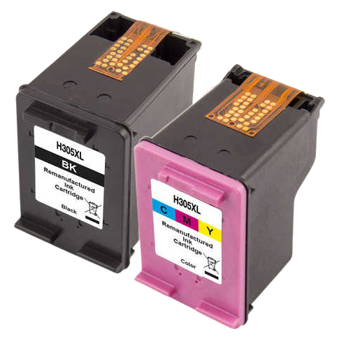 Peach Patrone HP Nr.305XL MultiPack black & color remanufactured Patronen HP