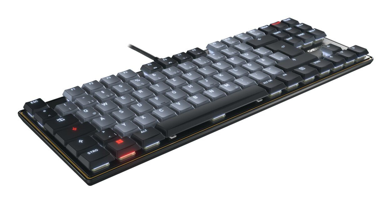 CHERRY KC500MX-LP Tastatur Wired DE TKL 80% 1.80m schwarz