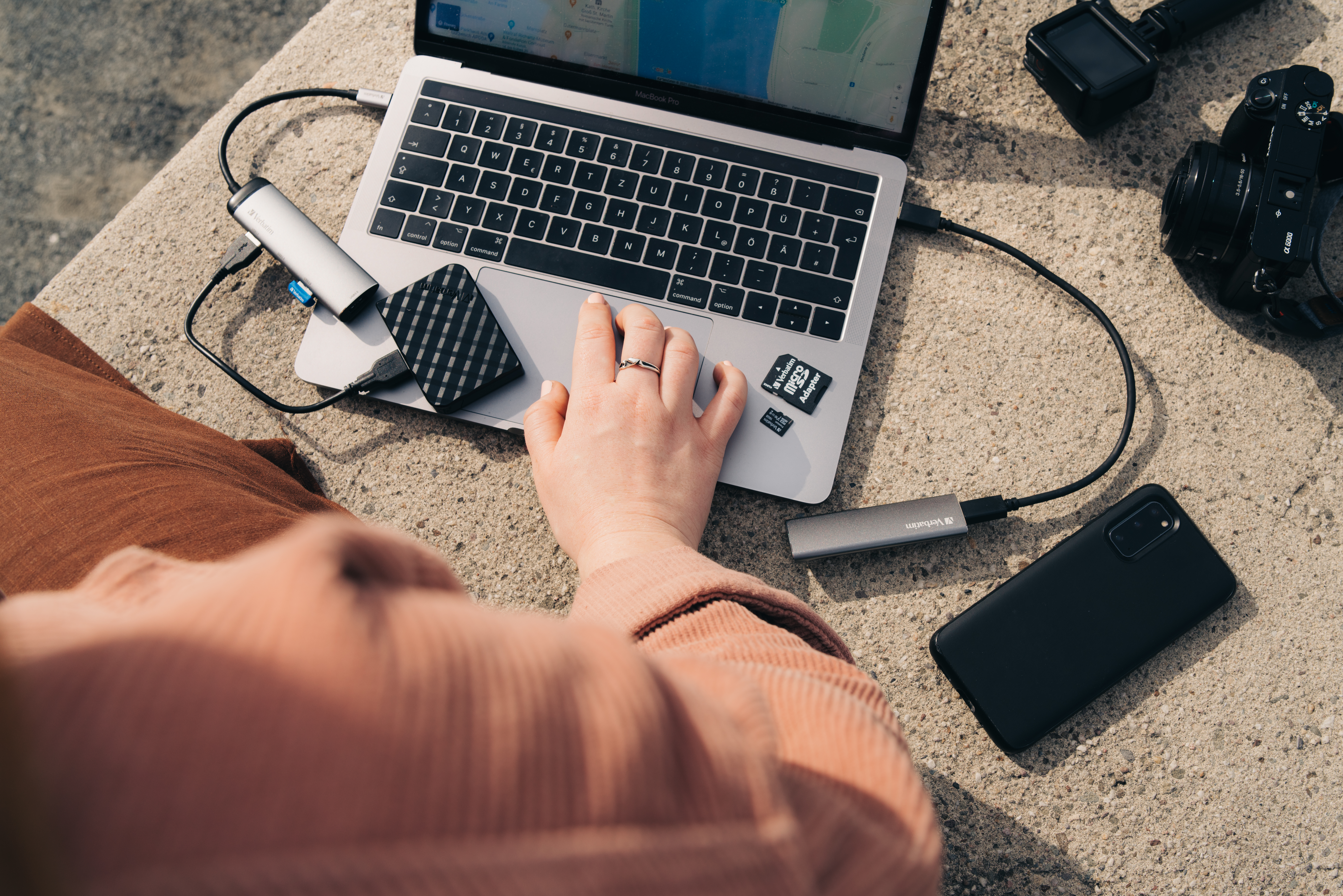 USB-C Verbatim Multiport HUB 4-Port USB 3.2 GEN 1Type A
