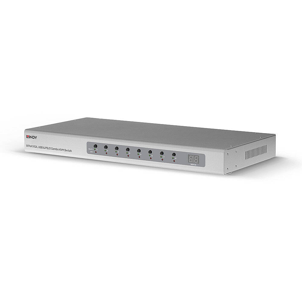 LINDY KVM Switch 8 Port VGA, USB & PS/2 Combo KVM