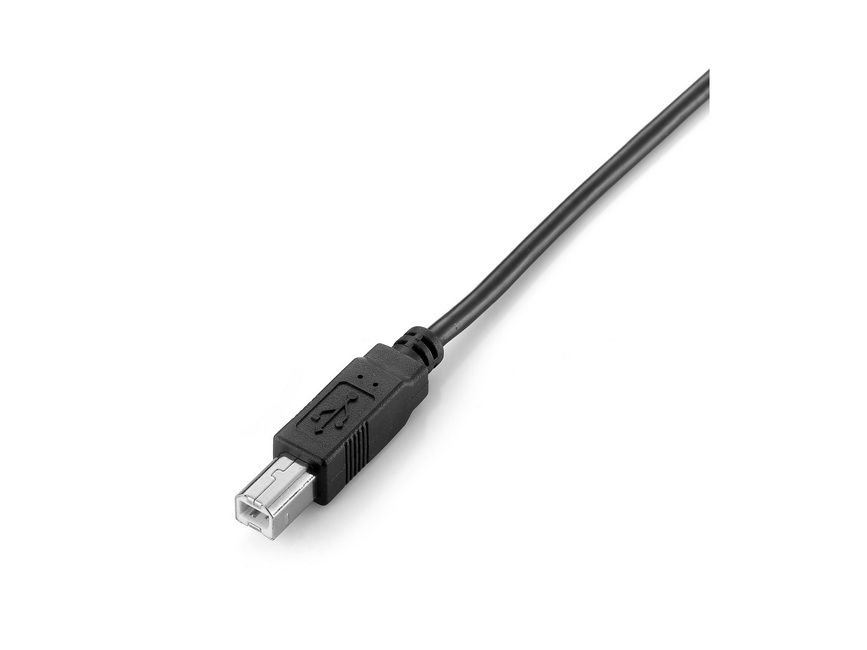 Equip USB2.0 Druckerkabel USB-A->USB-B  St/St  2.00m schwarz Polybeutel
