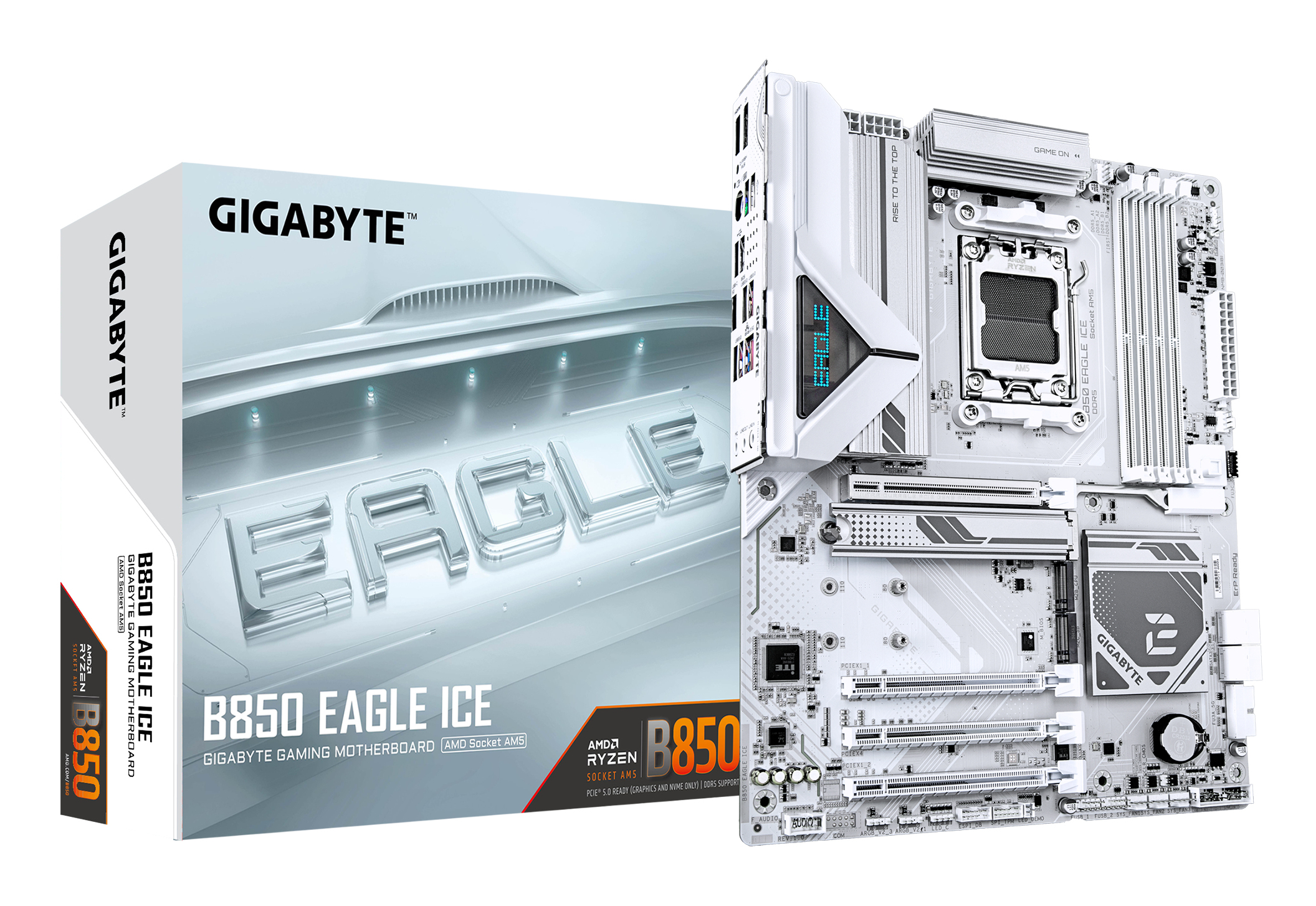 Gigabyte B850 EAGLE ICE (B850,AM5,ATX,DDR5) Gigabyte B850 EAGLE ICE (B850,AM5,ATX,DDR5)