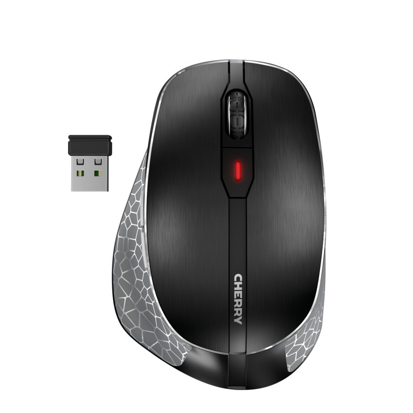 CHERRY MW8C   ERGO Wireless Maus schwarz