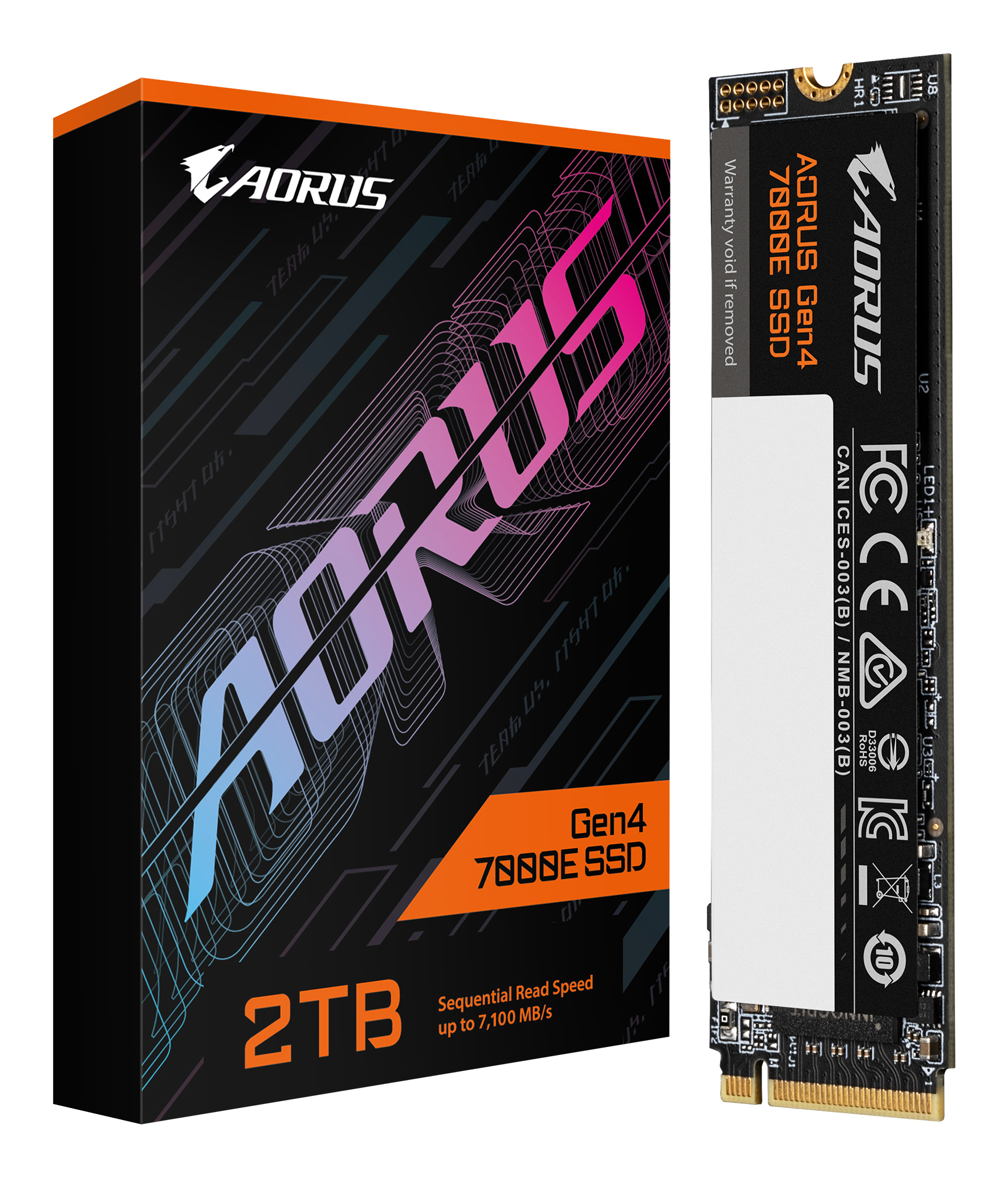 SSD 2TB Gigabyte AORUS GEN4 7000E M.2 PCI-E NVMe