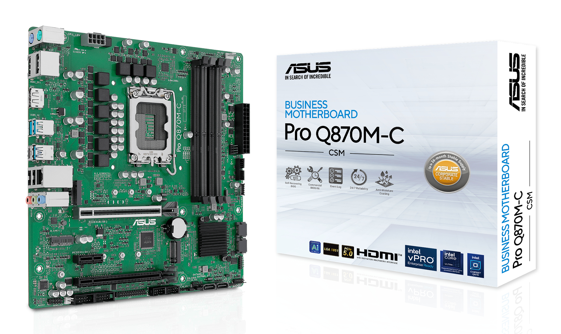 ASUS PRO Q870M-C-CSM (INTEL,1851,DDR5,mATX)