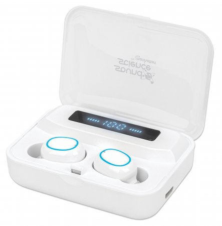 MANHATTAN Sound Science Bluetooth In-Ear-Headset weiß