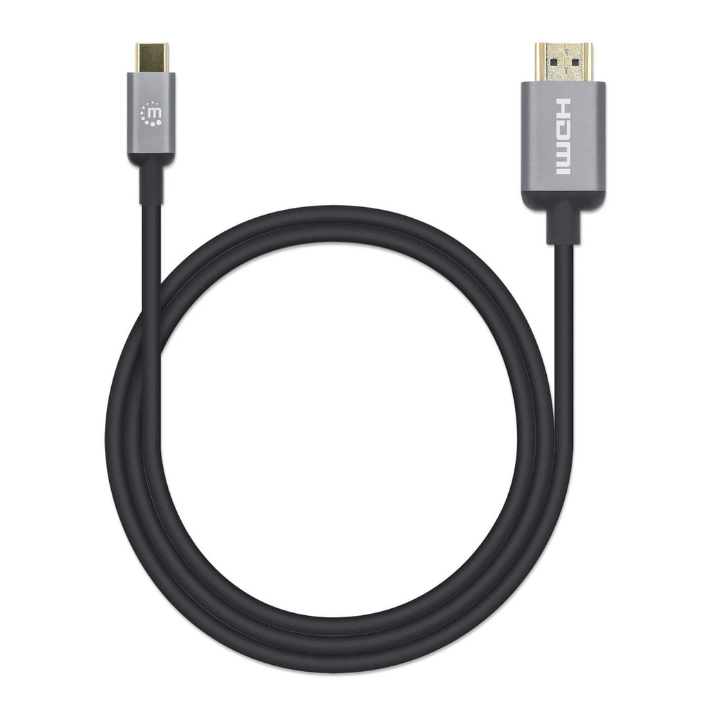 MANHATTAN 4K@60Hz USB-C auf HDMI-Kabel Stecker/Stecker 1m