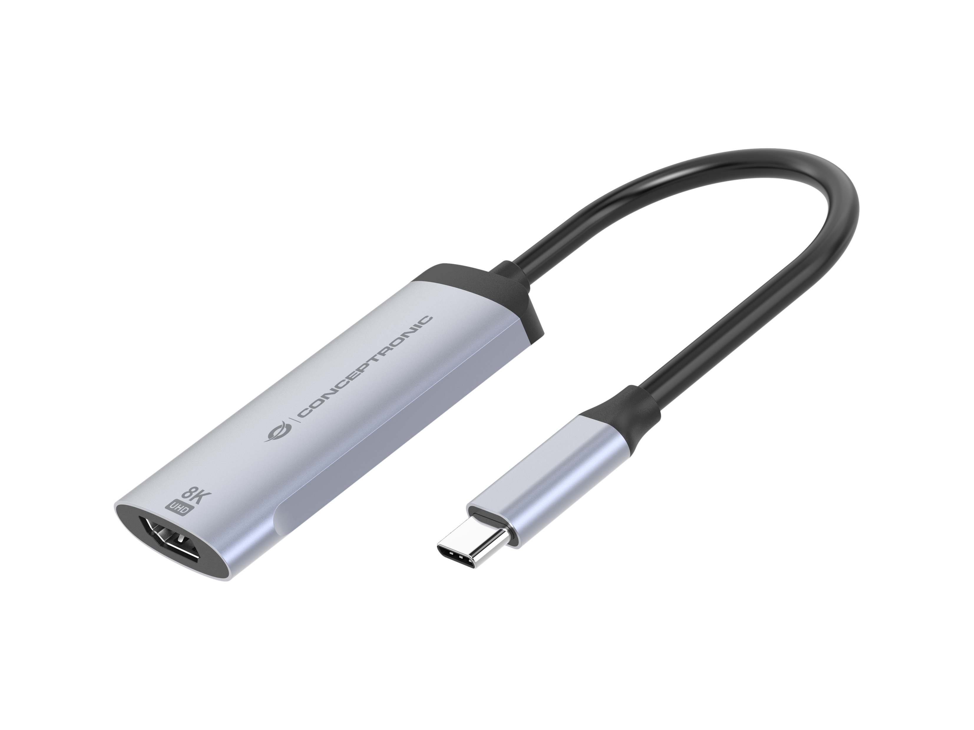 CONCEPTRONIC Adapter USB-C3.2->HDMI2.1 8K/­60Hz 0.15m gr CONCEPTRONIC Adapter USB-C3.2->HDMI2.1 8K/­60Hz 0.15m gr