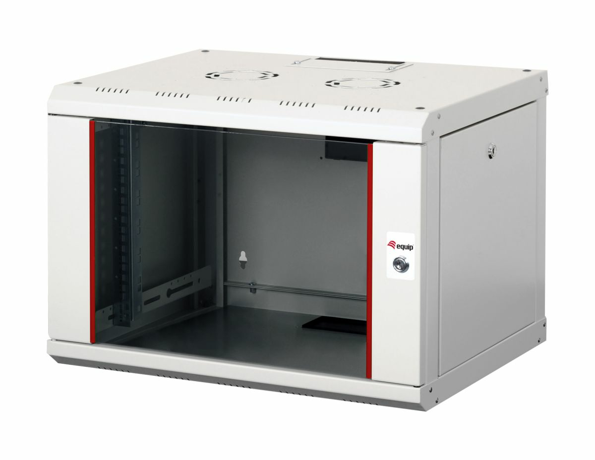 Equip 19" Netzwerkschrank Glastür PM 600x450mm 7HE grau