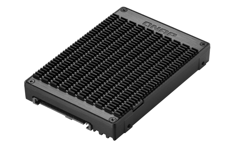 QNAP QDA-UMP4 Speicherlaufwerksgehäuse SSD-Gehäuse Schwarz 2.5