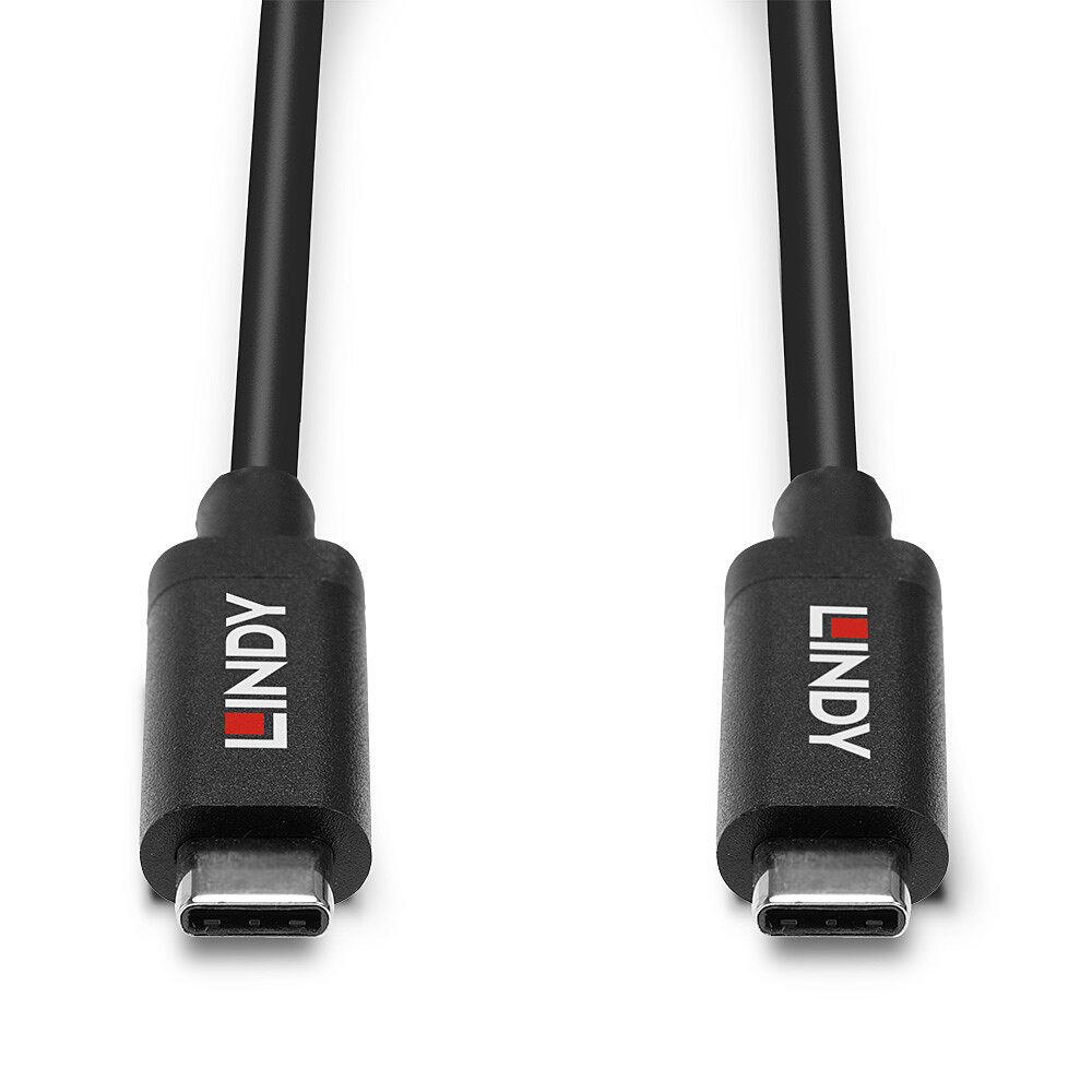 Lindy 43348 USB Kabel USB 3.2 Gen 2 (3.1 Gen 2) 3 m USB C Schwarz