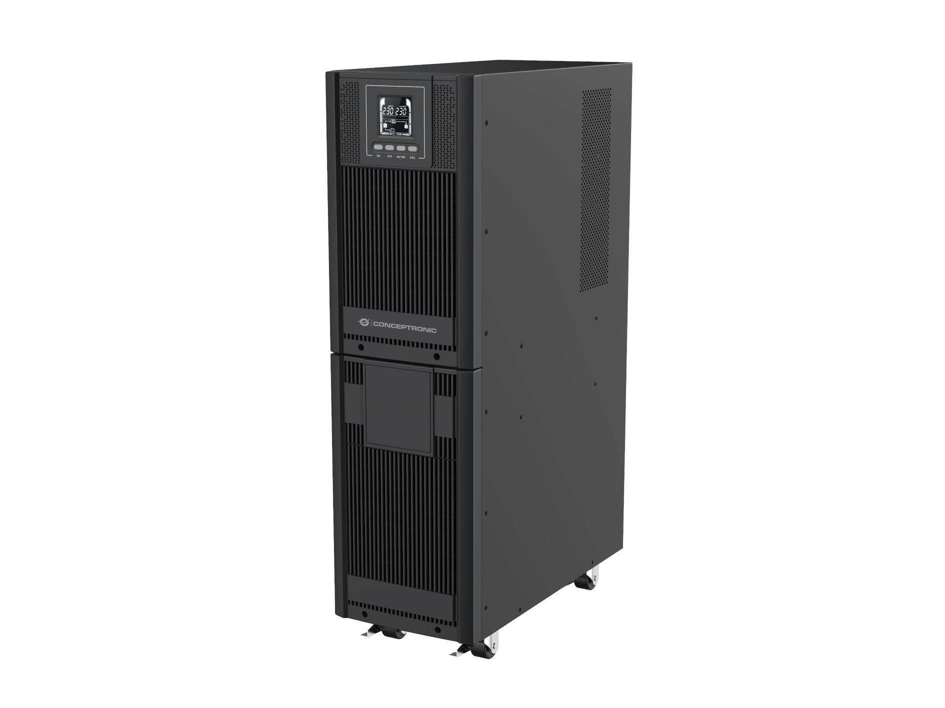 CONCEPTRONIC USV 6000VA/5400W/6xIEC/HID USB/+Online Tower sw (Speditionsversand)