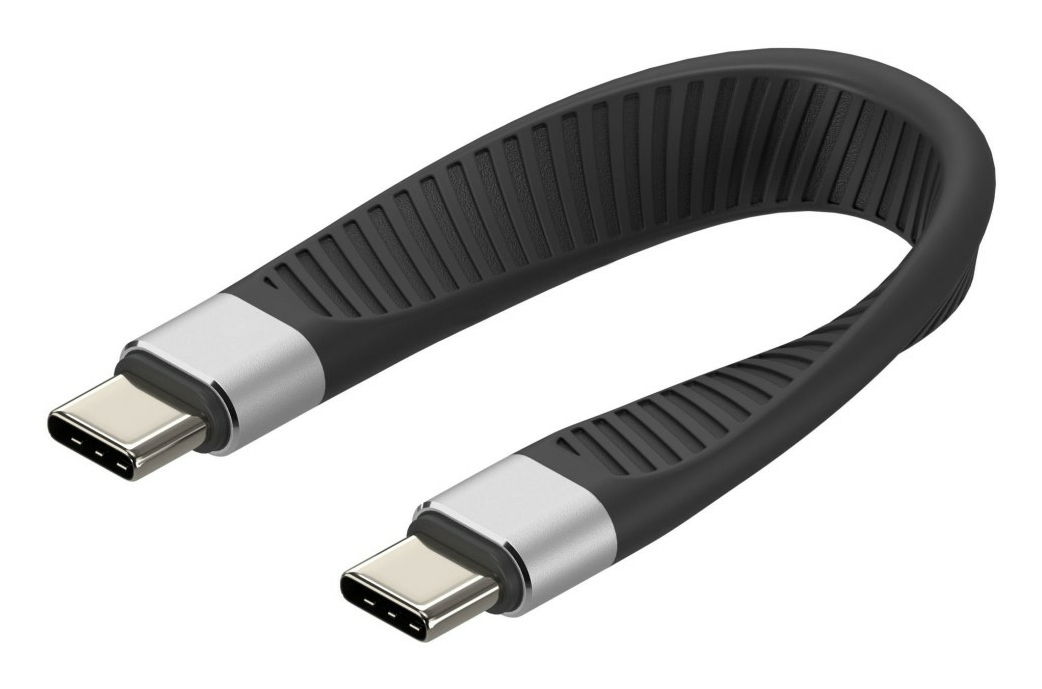 Techly USB4 Gen3 C auf C Flexibles Kabel Techly USB4 Gen3 C auf C Flexibles Kabel