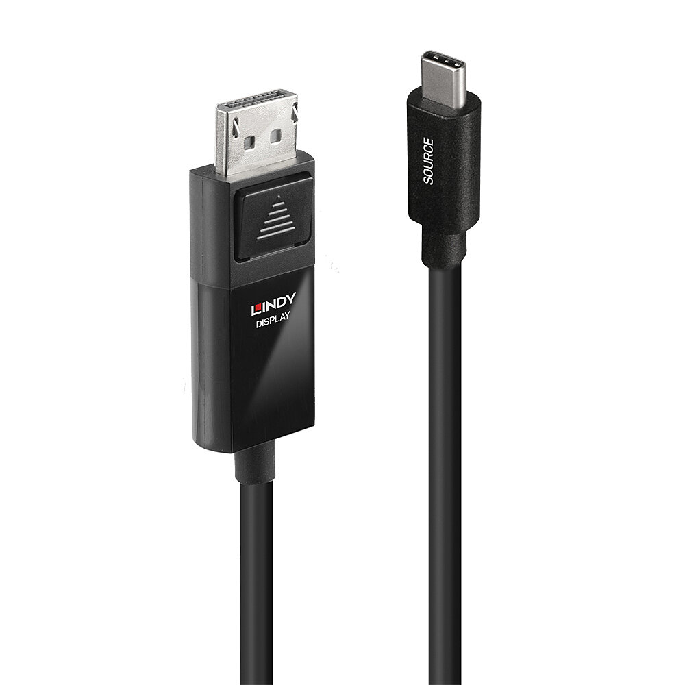 LINDY USB Typ C an Displayport 4K60 Adapterkabel mit HDR 2m