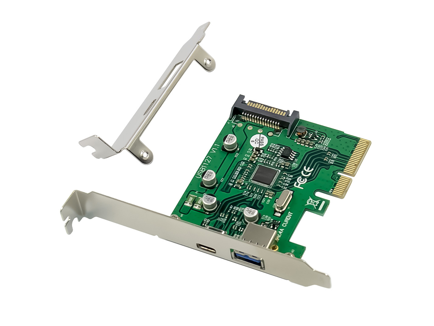 CONCEPTRONIC 4xPCIe3.0 Card USB-C/&shy;-A3.2 Gen2          10Gbps