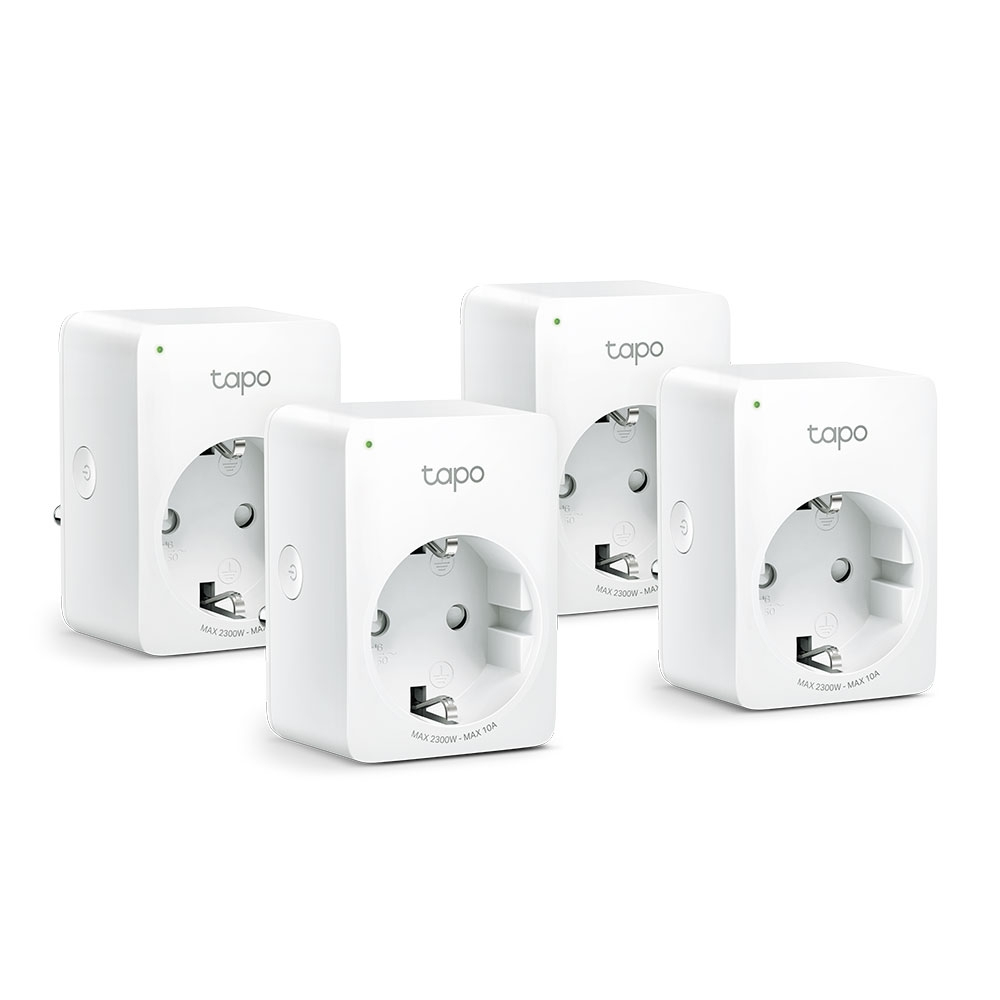 TP-Link Funksteckdose Tapo P100 Mini Smart Wi-Fi Socket 4er TP-Link Funksteckdose Tapo P100 Mini Smart Wi-Fi Socket 4er