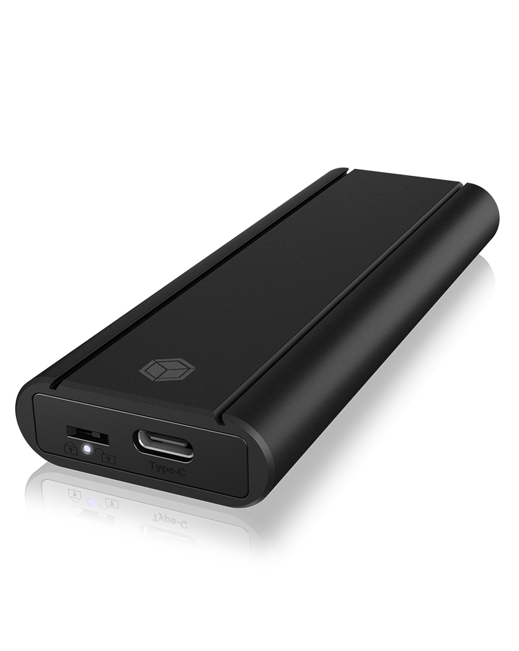 Externes Geh. IcyBox USB Type-C Gehäuse für M.2 NVMe SSD Externe Gehäuse