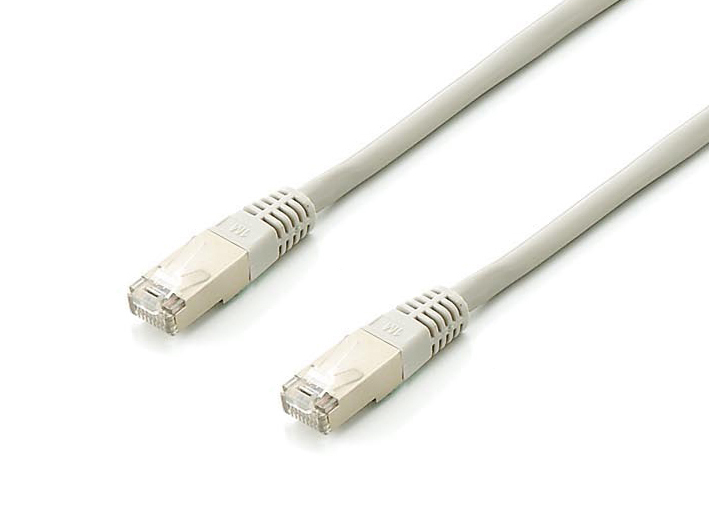 Equip Patchkabel Cat6A 10x S/&shy;FTP 2xRJ45 0.50m grau Plat