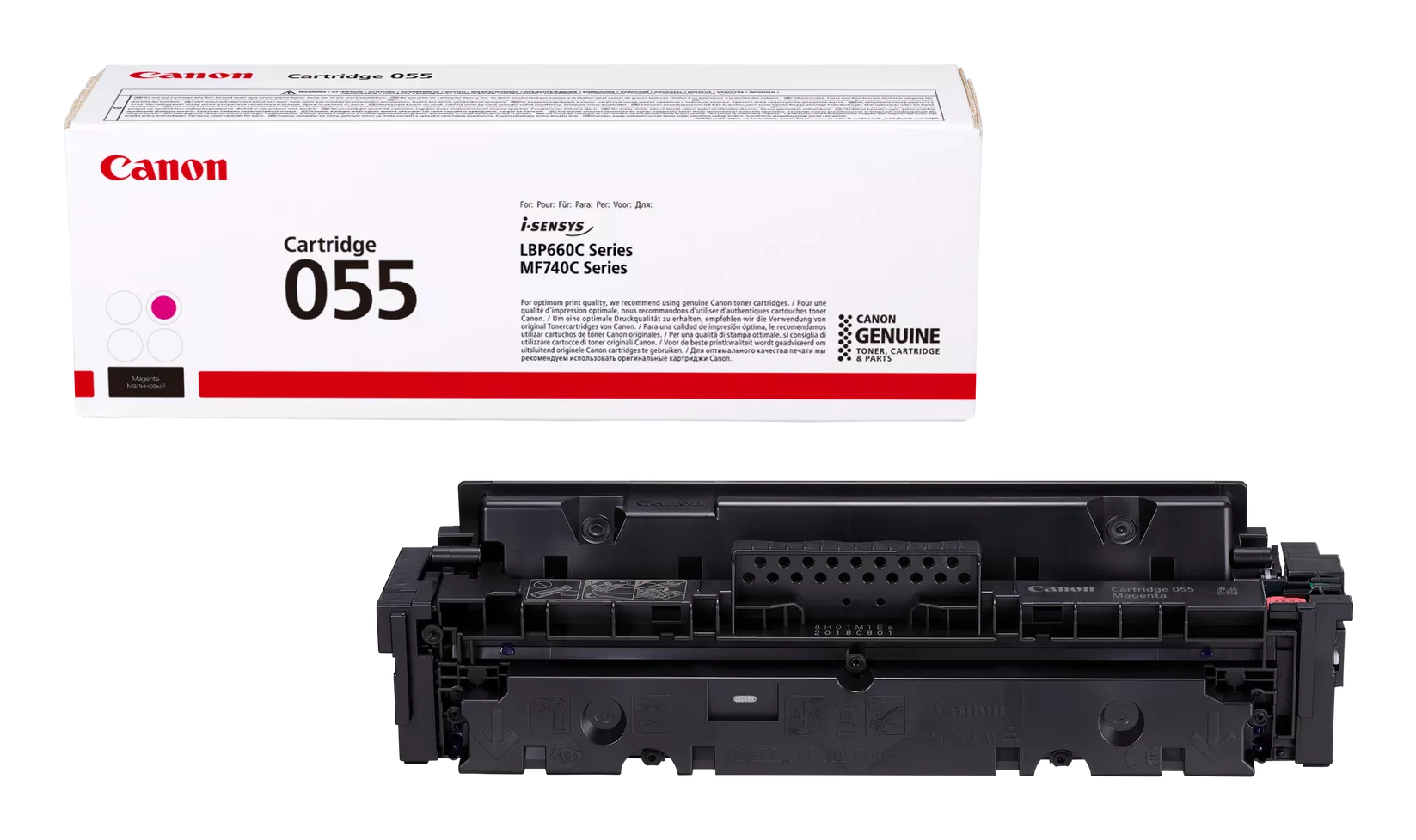Toner Canon 055 M magenta 2100 Seiten Toner Canon 055 M magenta 2100 Seiten