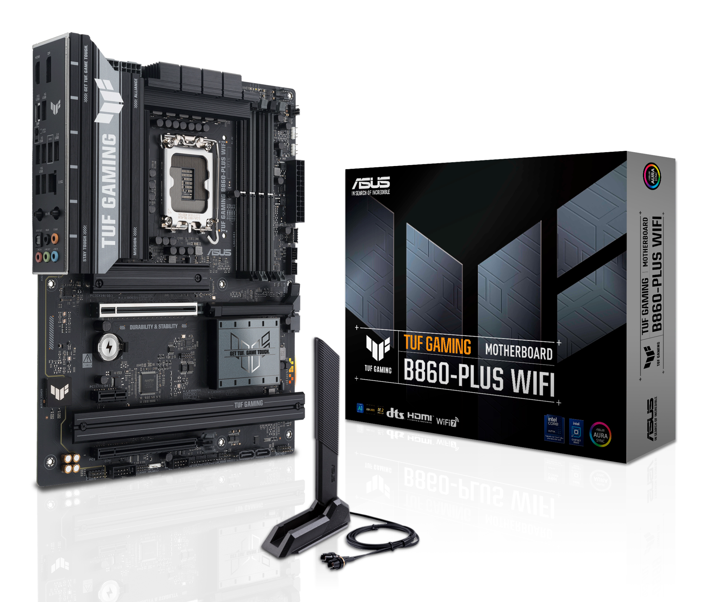 ASUS TUF GAMING B860-PLUS WIFI (INTEL,1851,DDR5,ATX) ASUS TUF GAMING B860-PLUS WIFI (INTEL,1851,DDR5,ATX)