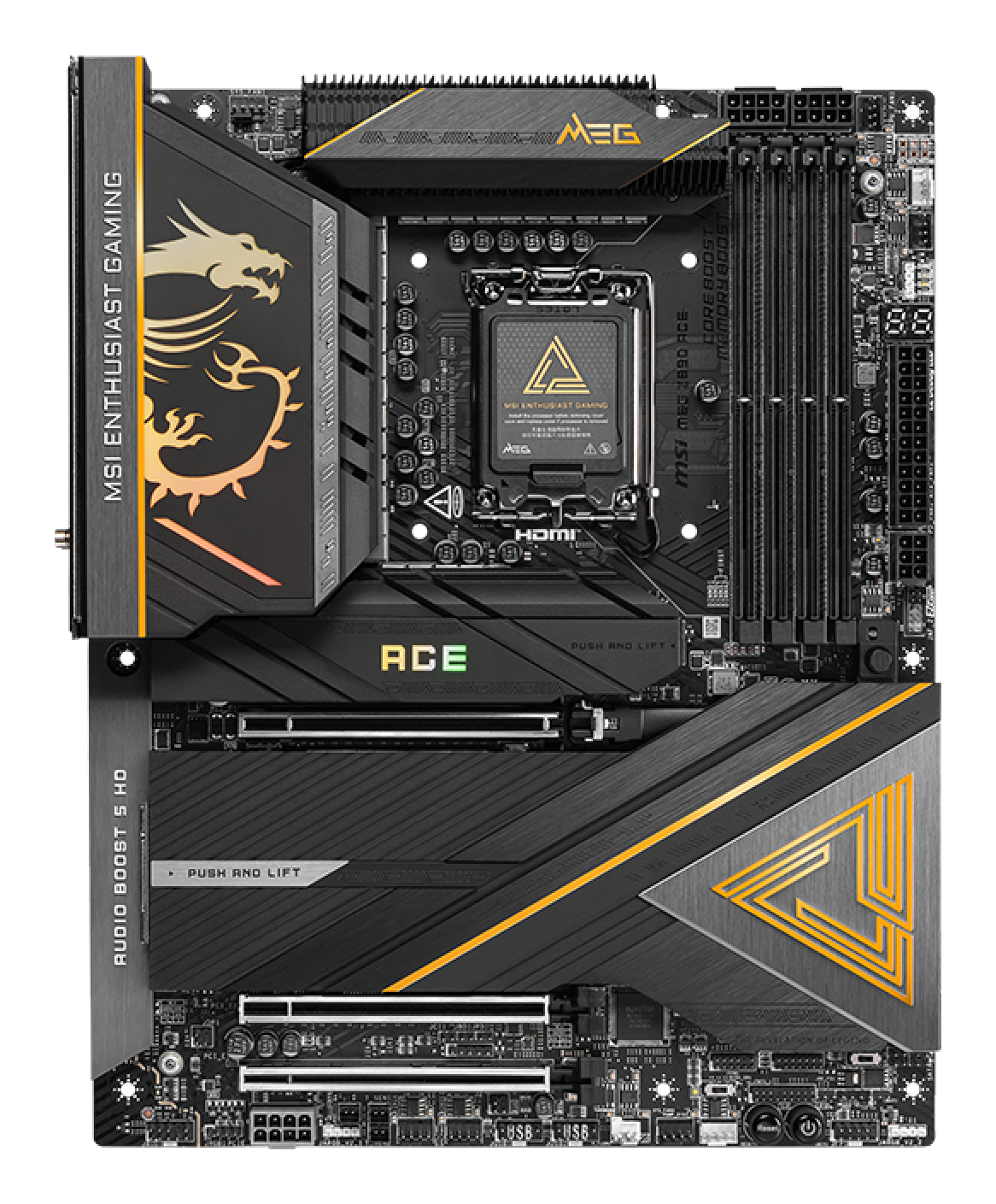 MSI MEG Z890 ACE (Z890,S1851,ATX,DDR5) Mainboards INTEL