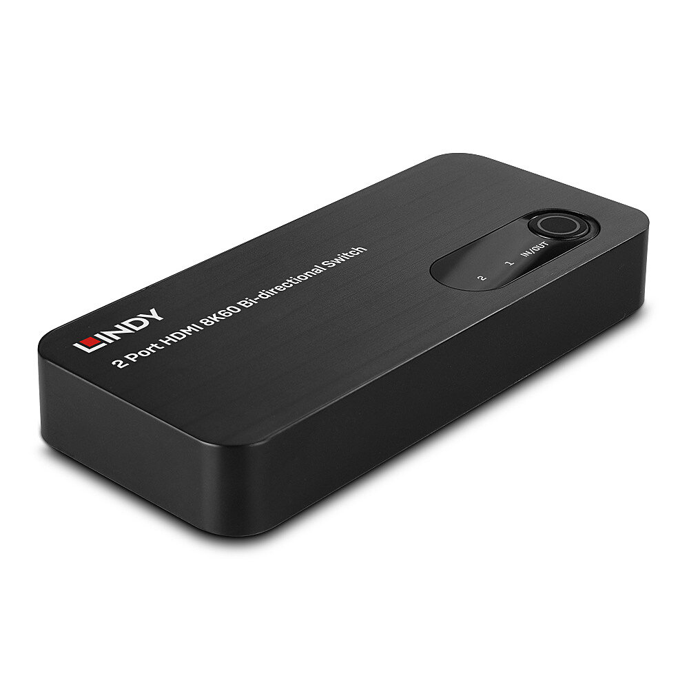 LINDY 2 Port HDMI 8K60 Bidirektionaler Switch
