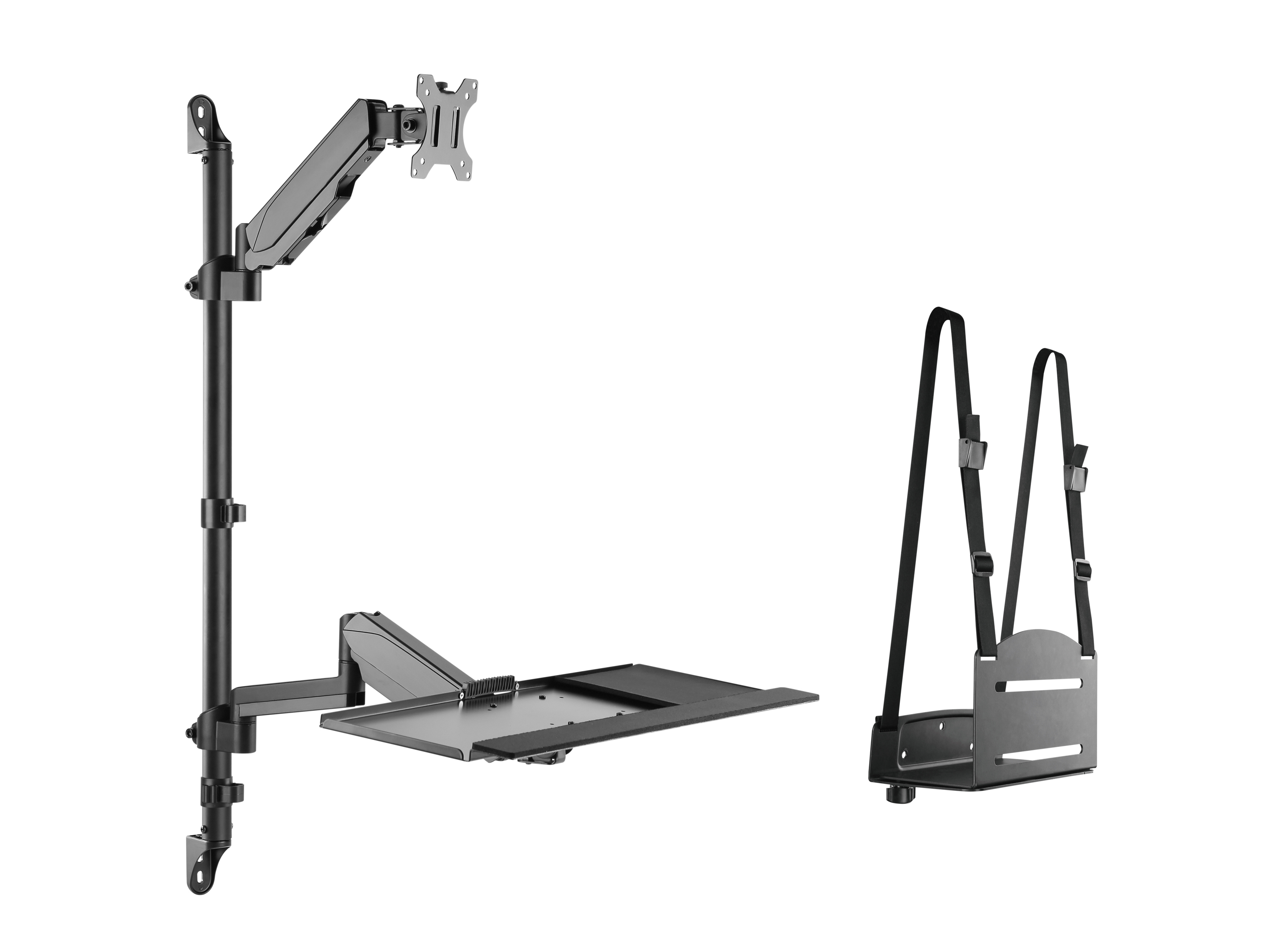 Equip 17-32 Einzelmonitor-Wandmontage-Arbeitsstation