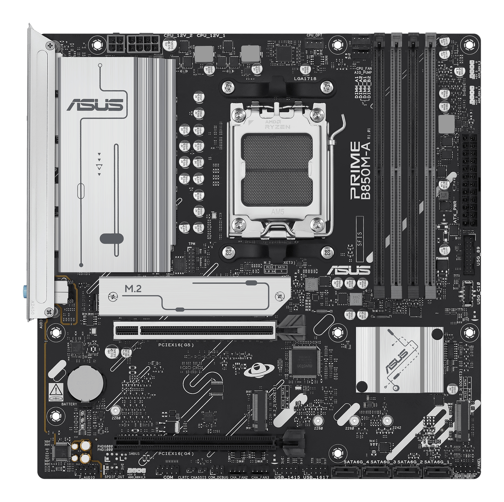 ASUS PRIME B850M-A-CSM (AMD,AM5,DDR5,mATX)