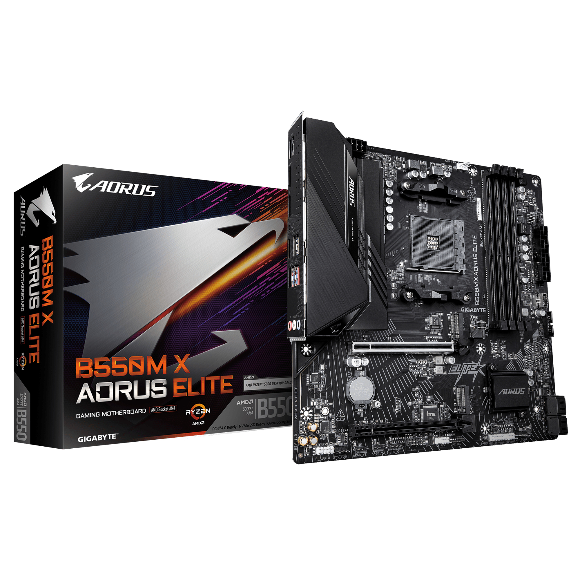Gigabyte B550M X Aorus Elite (B550,AM4,mATX,DDR4)